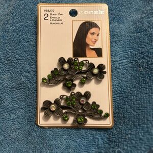 Conair Floral Bobby Pins Vintage